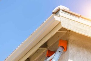 Residential gutter maintenance in Florida to prevent water damage and clogs